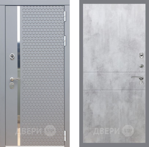 Входная металлическая Дверь Рекс (REX) 24 FL-290 Бетон светлый в Апрелевке