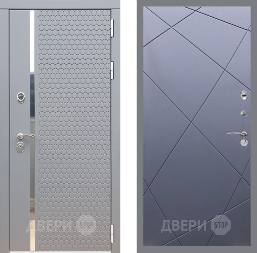 Входная металлическая Дверь Рекс (REX) 24 FL-291 Силк титан в Апрелевке