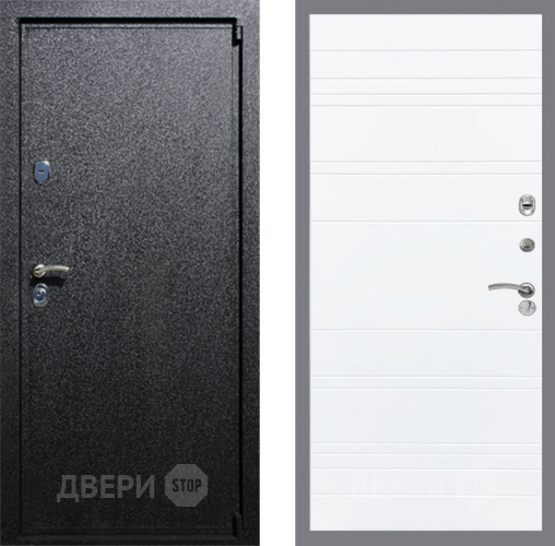 Входная металлическая Дверь Рекс (REX) 3 Line Силк Сноу в Апрелевке
