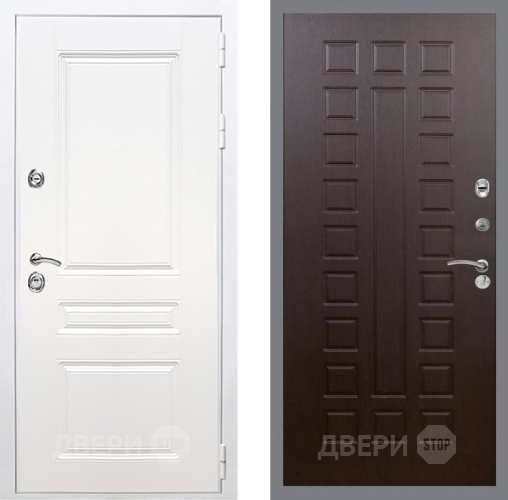 Входная металлическая Дверь Рекс (REX) Премиум-н Силк Сноу FL-183 Венге в Апрелевке