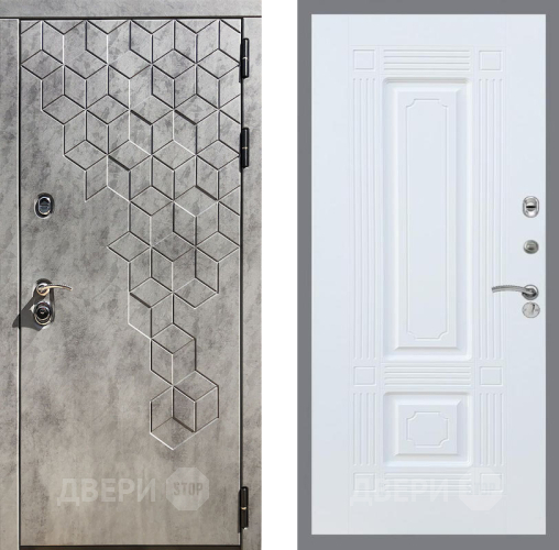Входная металлическая Дверь Рекс (REX) 23 FL-2 Силк Сноу в Апрелевке