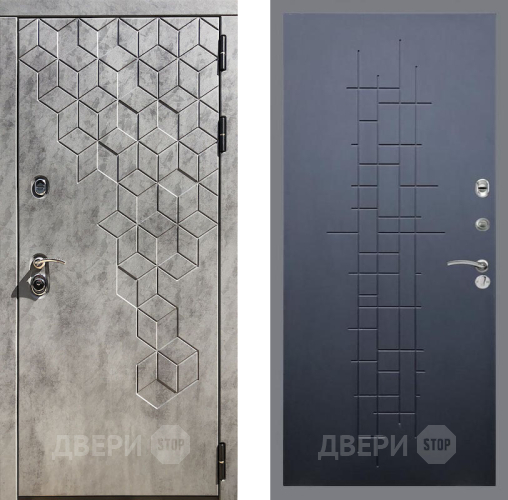 Входная металлическая Дверь Рекс (REX) 23 FL-289 Ясень черный в Апрелевке
