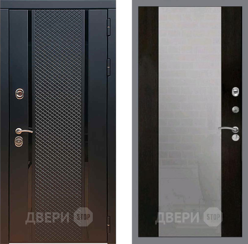 Входная металлическая Дверь Рекс (REX) 25 СБ-16 Зеркало Венге в Апрелевке