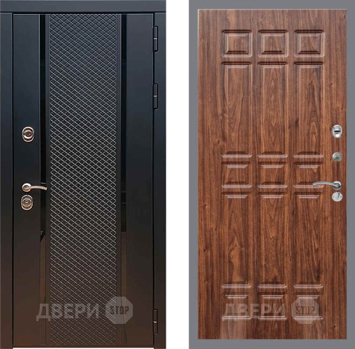 Входная металлическая Дверь Рекс (REX) 25 FL-33 орех тисненый в Апрелевке