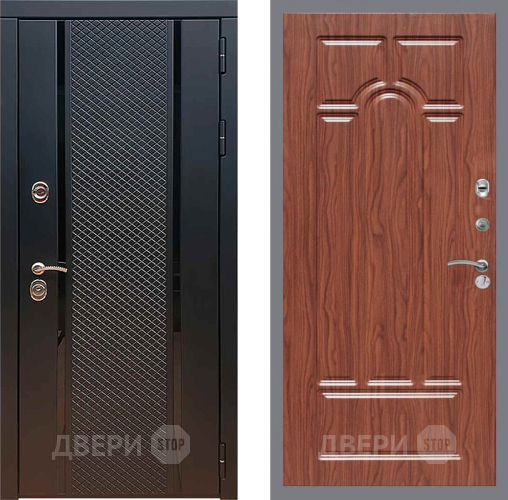 Входная металлическая Дверь Рекс (REX) 25 FL-58 орех тисненый в Апрелевке