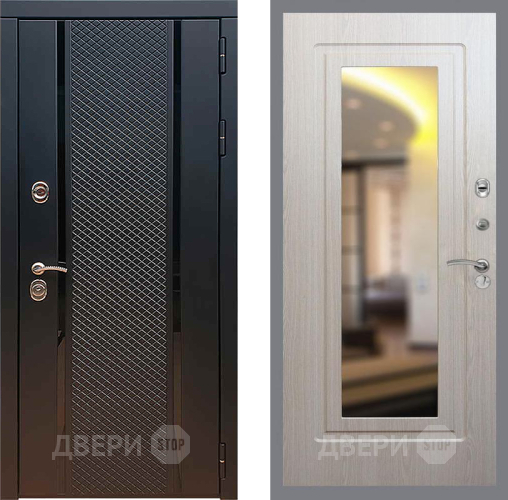 Входная металлическая Дверь Рекс (REX) 25 FLZ-120 Беленый дуб в Апрелевке