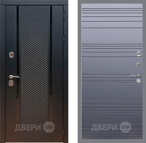 Входная металлическая Дверь Рекс (REX) 25 Line Силк титан в Апрелевке