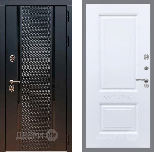 Входная металлическая Дверь Рекс (REX) 25 Смальта Силк Сноу в Апрелевке