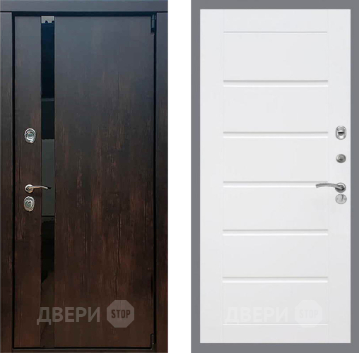 Входная металлическая Дверь Рекс (REX) 26 Сити Белый ясень в Апрелевке