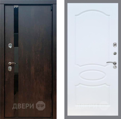 Входная металлическая Дверь Рекс (REX) 26 FL-128 Белый ясень в Апрелевке