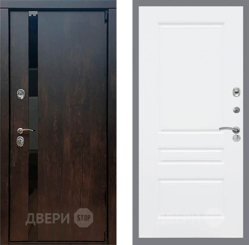 Входная металлическая Дверь Рекс (REX) 26 FL-243 Силк Сноу в Апрелевке