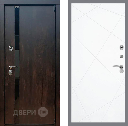 Входная металлическая Дверь Рекс (REX) 26 FL-291 Силк Сноу в Апрелевке
