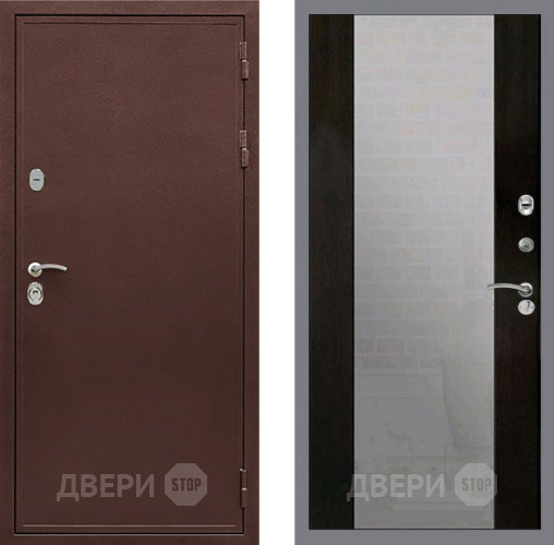 Дверь Рекс (REX) 5 металл 3 мм СБ-16 Зеркало Венге в Апрелевке