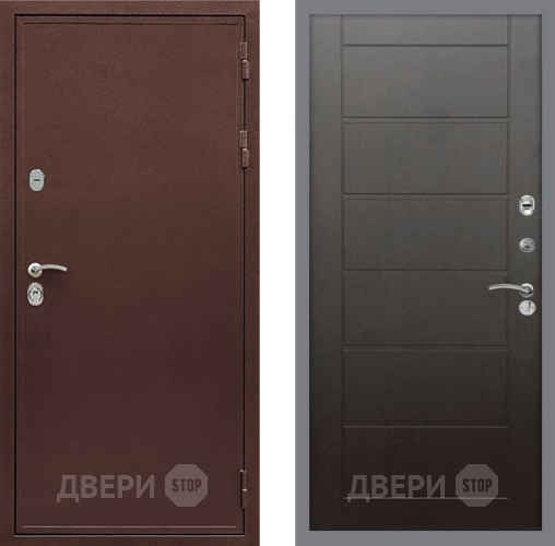 Входная металлическая Дверь Рекс (REX) 5 металл 3 мм Сити Венге в Апрелевке