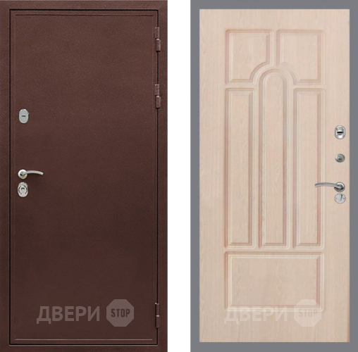Дверь Рекс (REX) 5 металл 3 мм FL-58 Беленый дуб в Апрелевке