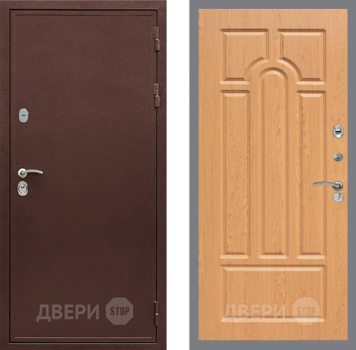 Входная металлическая Дверь Рекс (REX) 5 металл 3 мм FL-58 Дуб в Апрелевке