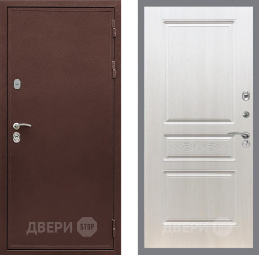 Входная металлическая Дверь Рекс (REX) 5 металл 3 мм FL-243 Лиственница беж в Апрелевке