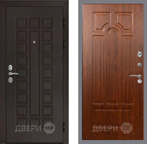 Входная металлическая Дверь Рекс (REX) Сенатор Cisa FL-58 Морёная берёза в Апрелевке