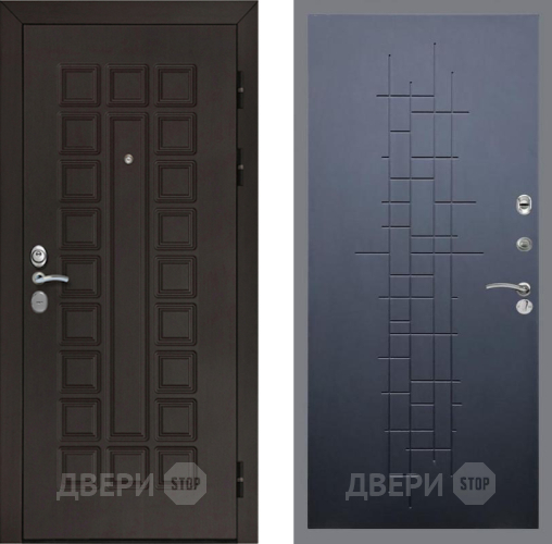 Входная металлическая Дверь Рекс (REX) Сенатор Cisa FL-289 Ясень черный в Апрелевке