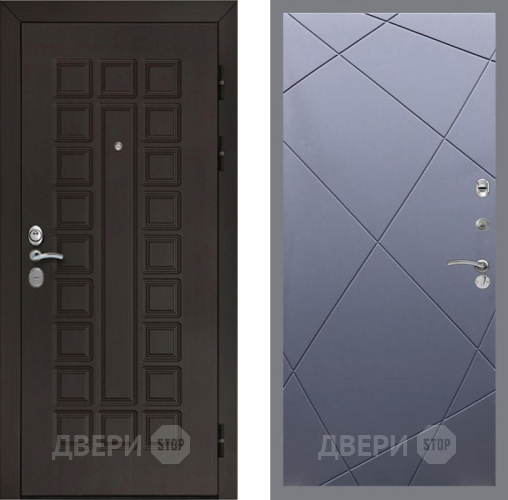 Входная металлическая Дверь Рекс (REX) Сенатор Cisa FL-291 Силк титан в Апрелевке