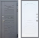 Входная металлическая Дверь Стоп СКАНДИ ФЛ-128 Белый ясень в Апрелевке