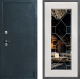 Входная металлическая Дверь Дверной континент ДК-70 Дизайн ФЛ-Тиффани Зеркало Белое дерево в Апрелевке