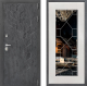 Входная металлическая Дверь Дверной континент ДК-3/713 ФЛ-Тиффани Зеркало Белое дерево в Апрелевке