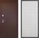 Входная металлическая Дверь Дверной континент Рубикон Медь Дизайн ФЛ-70 Лиственница белая в Апрелевке