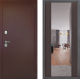 Входная металлическая Дверь Дверной континент Рубикон Медь Дизайн ФЛЗ-1 Зеркало Венге в Апрелевке