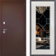 Дверь Дверной континент Рубикон Медь Дизайн ФЛ-Тиффани Зеркало Белое дерево в Апрелевке