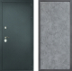 Входная металлическая Дверь Дверной континент Рубикон Серебро Дизайн ФЛ-655 Бетон серый в Апрелевке