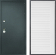 Дверь Дверной континент Рубикон Серебро Дизайн ФЛ-757 Белое Стекло Софт милк в Апрелевке