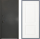Дверь Заводские двери Эталон 3к антик серебро Доррен Белый софт в Апрелевке