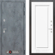 Входная металлическая Дверь Лабиринт (LABIRINT) Бетон 27 Белый (RAL-9003) в Апрелевке