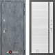 Входная металлическая Дверь Лабиринт (LABIRINT) Бетон 22 Белый софт в Апрелевке