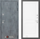 Входная металлическая Дверь Лабиринт (LABIRINT) Бетон 11 Белый софт в Апрелевке
