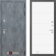 Входная металлическая Дверь Лабиринт (LABIRINT) Бетон 13 Белый софт в Апрелевке