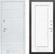 Входная металлическая Дверь Лабиринт (LABIRINT) Трендо 27 Белый (RAL-9003) в Апрелевке