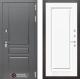 Входная металлическая Дверь Лабиринт (LABIRINT) Платинум 27 Белый (RAL-9003) в Апрелевке