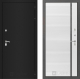 Входная металлическая Дверь Лабиринт (LABIRINT) Classic шагрень черная 22 Белый софт в Апрелевке