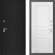 Дверь Лабиринт (LABIRINT) Classic шагрень черная 03 Белый софт в Апрелевке