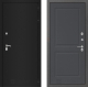 Входная металлическая Дверь Лабиринт (LABIRINT) Classic шагрень черная 11 Графит софт в Апрелевке