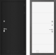 Входная металлическая Дверь Лабиринт (LABIRINT) Classic шагрень черная 13 Белый софт в Апрелевке