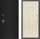 Входная металлическая Дверь Лабиринт (LABIRINT) Classic шагрень черная 12 Беленый дуб в Апрелевке