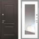 Входная металлическая Дверь Интекрон (INTECRON) Кампо ФЛЗ-120-М Зеркало Белый матовый в Апрелевке