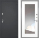 Входная металлическая Дверь Интекрон (INTECRON) Гектор ФЛЗ-120-М Зеркало Белый матовый в Апрелевке