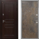 Входная металлическая Дверь Интекрон (INTECRON) Брайтон Тиковое Дерево Гладкая Гранж в Апрелевке