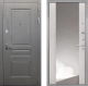 Дверь Интекрон (INTECRON) Брайтон Графит ФЛЗ-516 Зеркало Сосна белая в Апрелевке