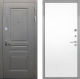 Входная металлическая Дверь Интекрон (INTECRON) Брайтон Графит Гладкая Силк Сноу в Апрелевке