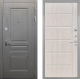 Входная металлическая Дверь Интекрон (INTECRON) Брайтон Графит ФЛ-102 Сосна белая в Апрелевке
